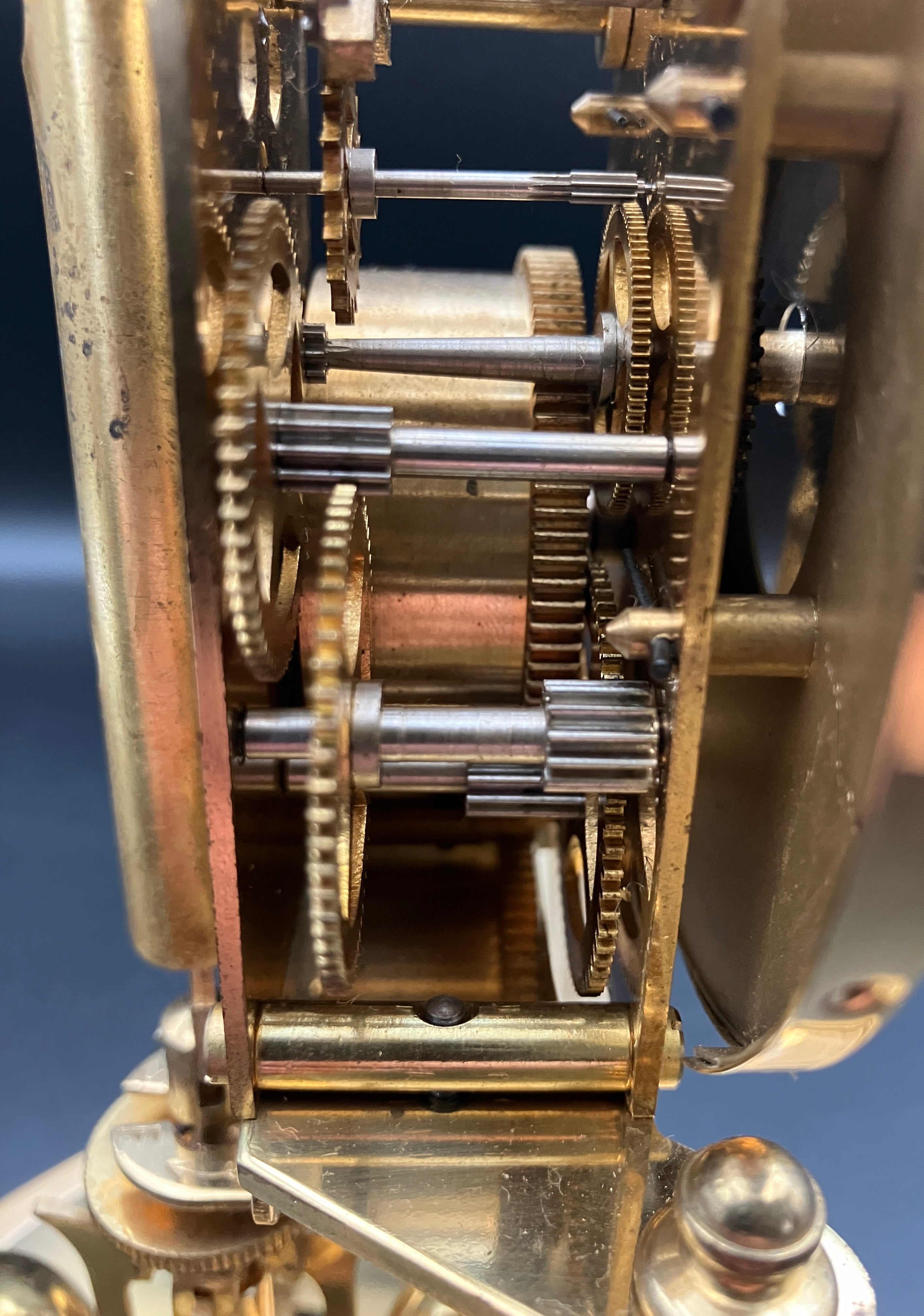 Vintage Anniversary Clock / 400 Day Clock - Brass - German