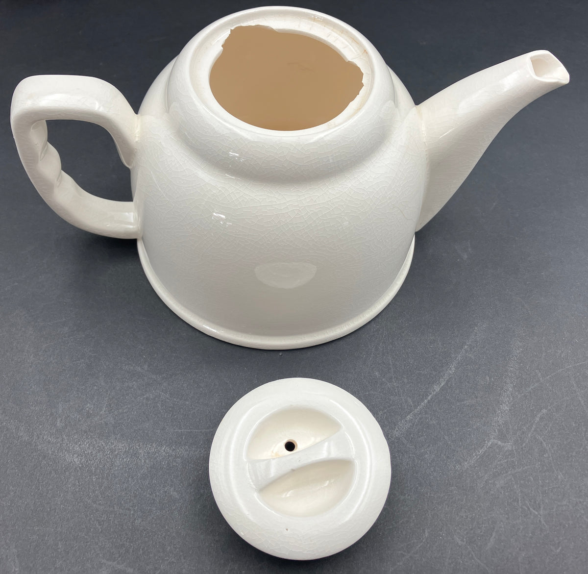 Vintage Anodised Teapot Creamer And Sugar Pot Set Red Anodised Made In Japan