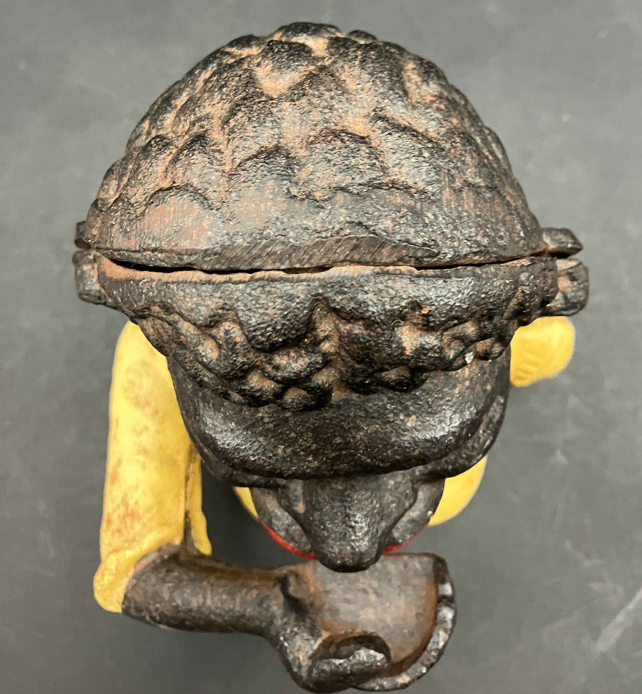 Antique "Dinah" Cast Iron Mechanical Coin Bank Working - J E Steven’s 1890