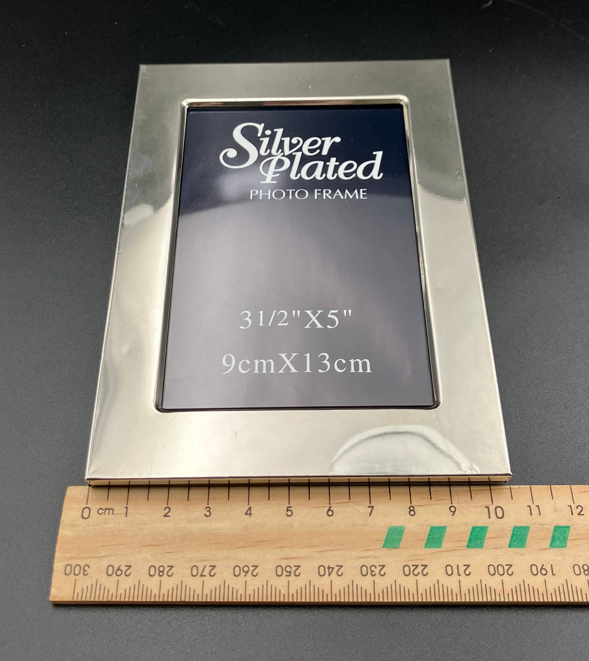 Vintage Silver Plated Photo Frame 9cm X 13cm Free Standing