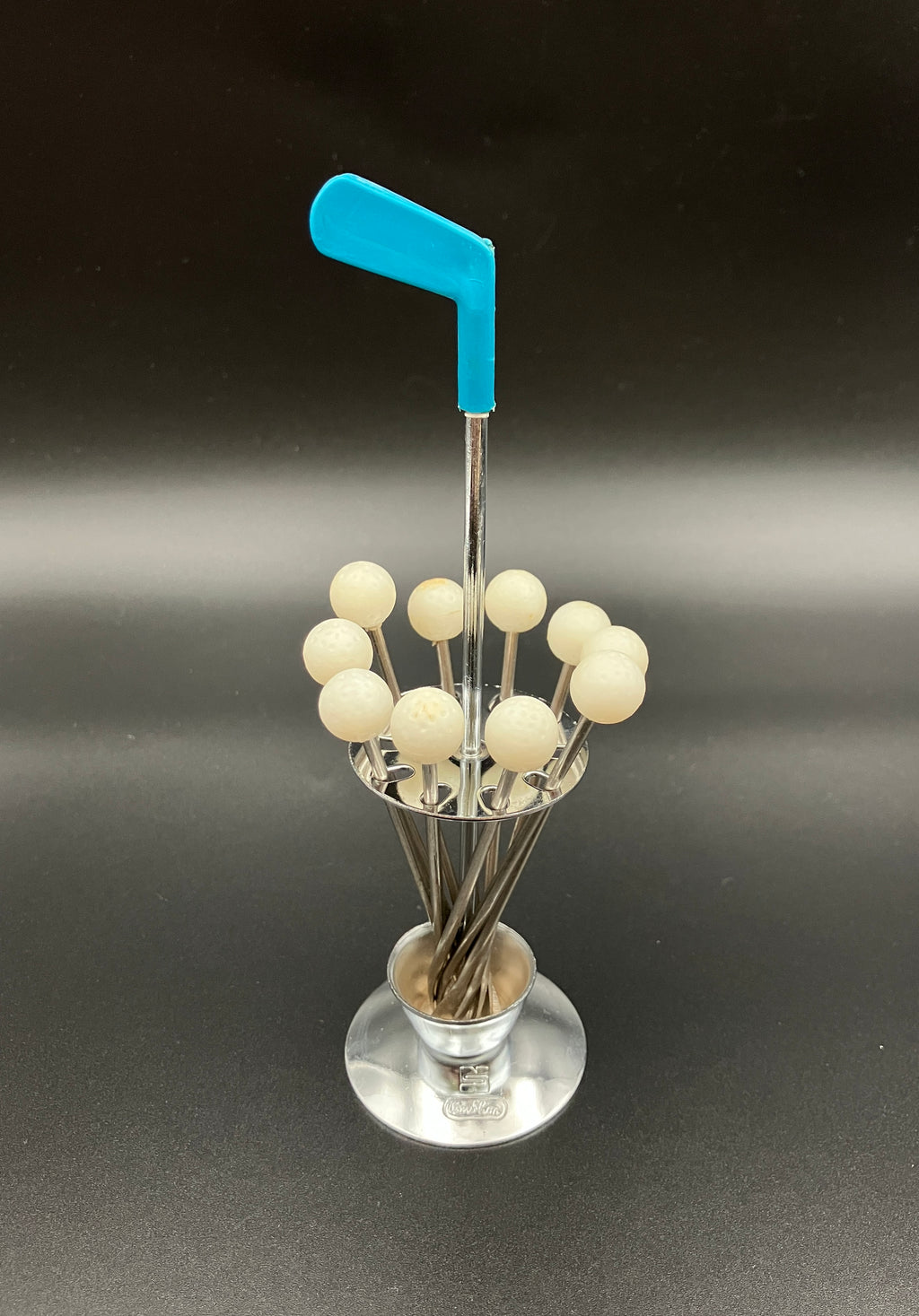 Vintage Golf Cocktail Apperizer Skewers / Olive Picks Set NewShon Hong Kong