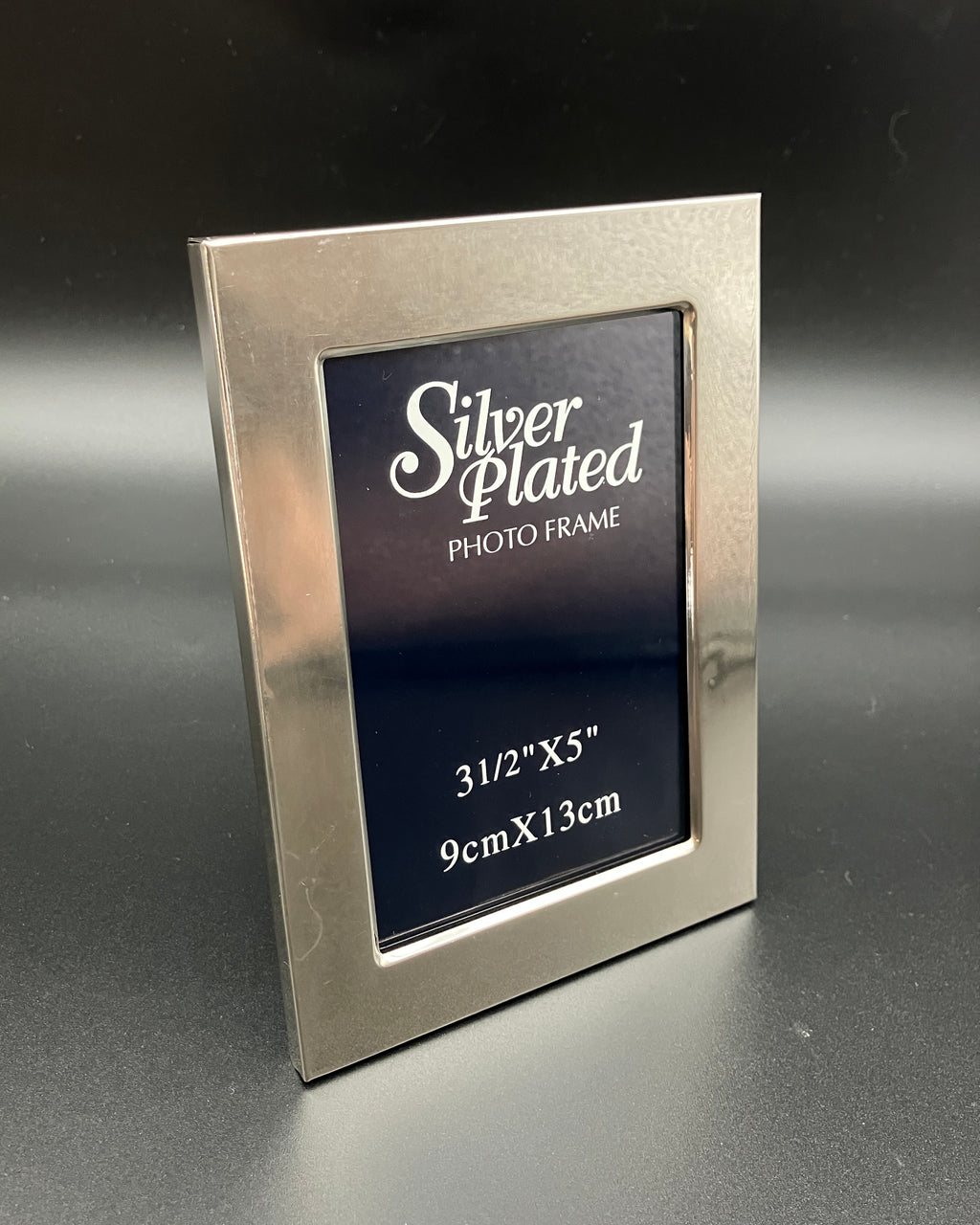 Vintage Silver Plated Photo Frame 9cm X 13cm Free Standing