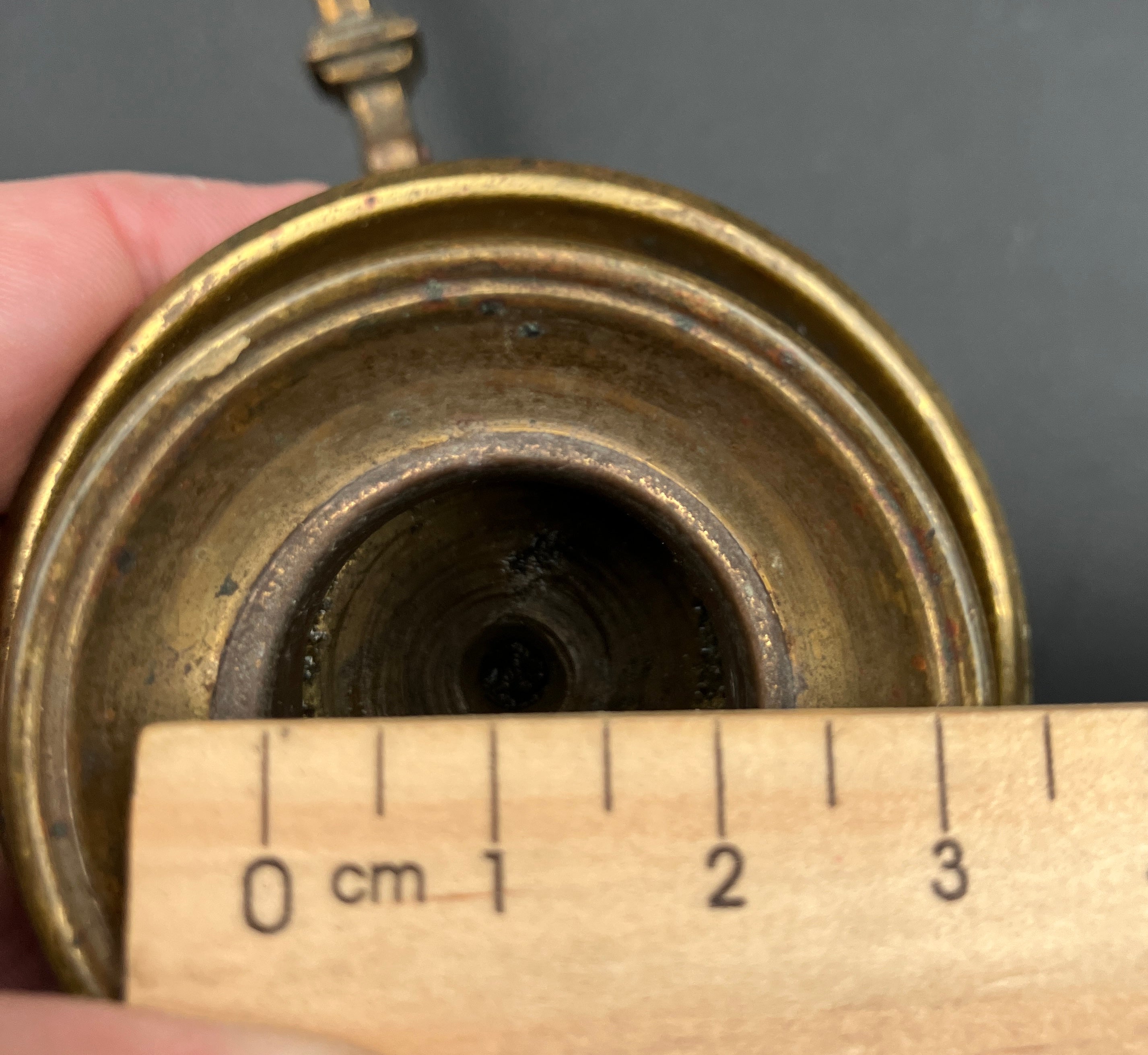 Vintage Brass Candle Sconce - Double For Wall Or Piano