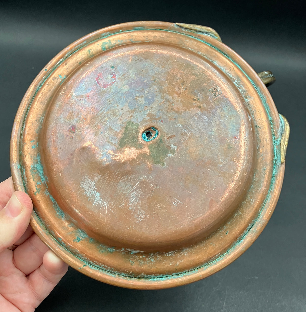 Carl Deffner Copper Candlestick Holder Art Nouveau Style - Rare