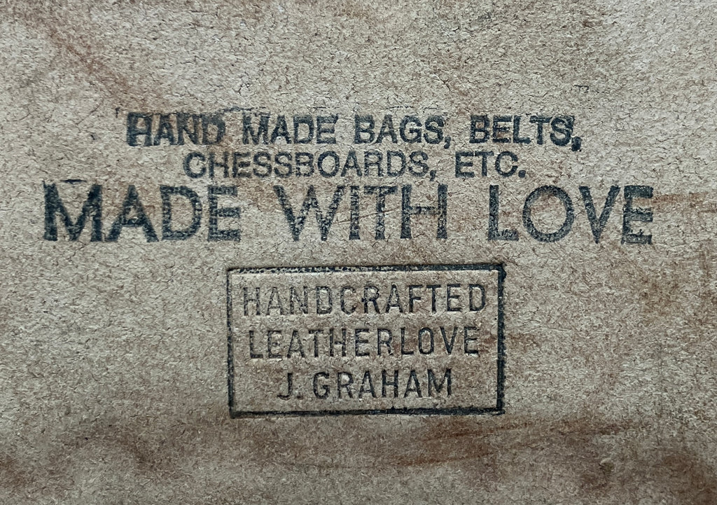 Vintage Leather Tooled Hand Bag Hippie Boho Brown Shoulder Bag - Floral Detail