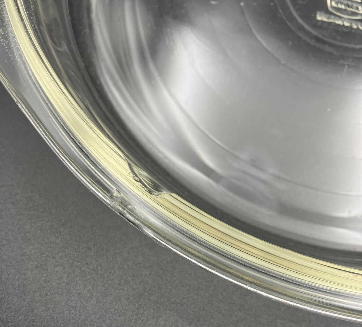 Vintage Pyrex Kite Flower Black Round Casserole Dish With Lid / Please Read Description