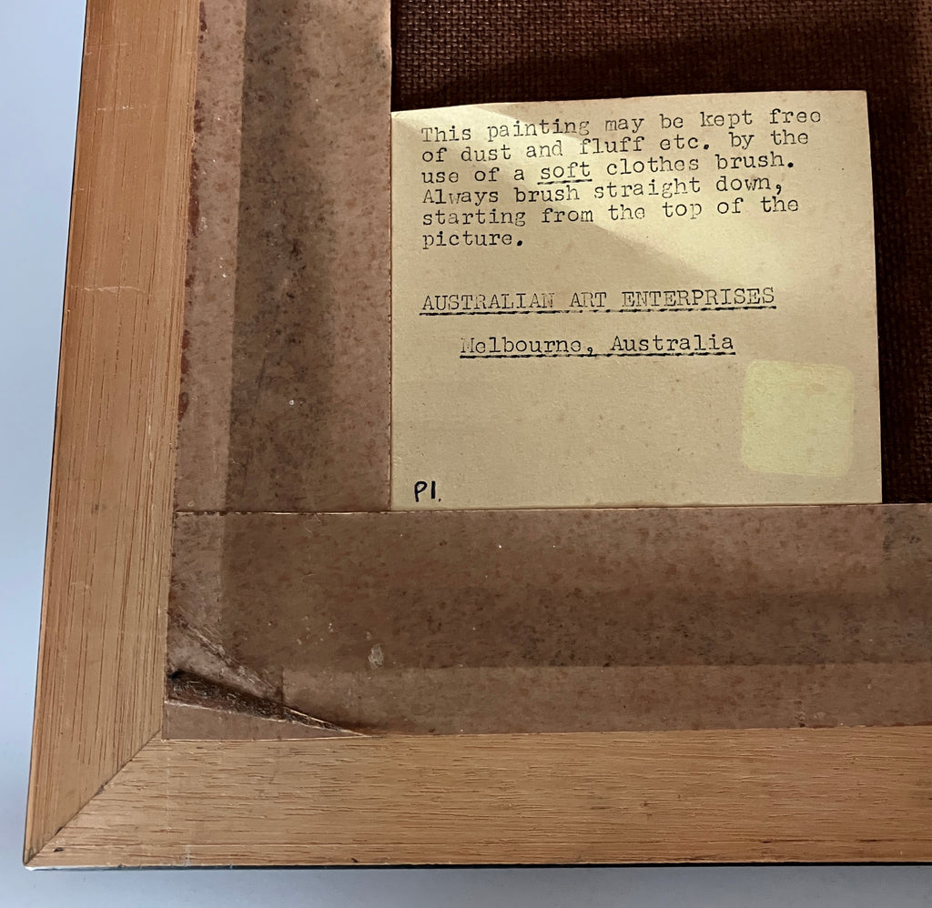 Vintage Velvet Painting Nude Hawaiian Lady Portrait Signed Martinus 60s