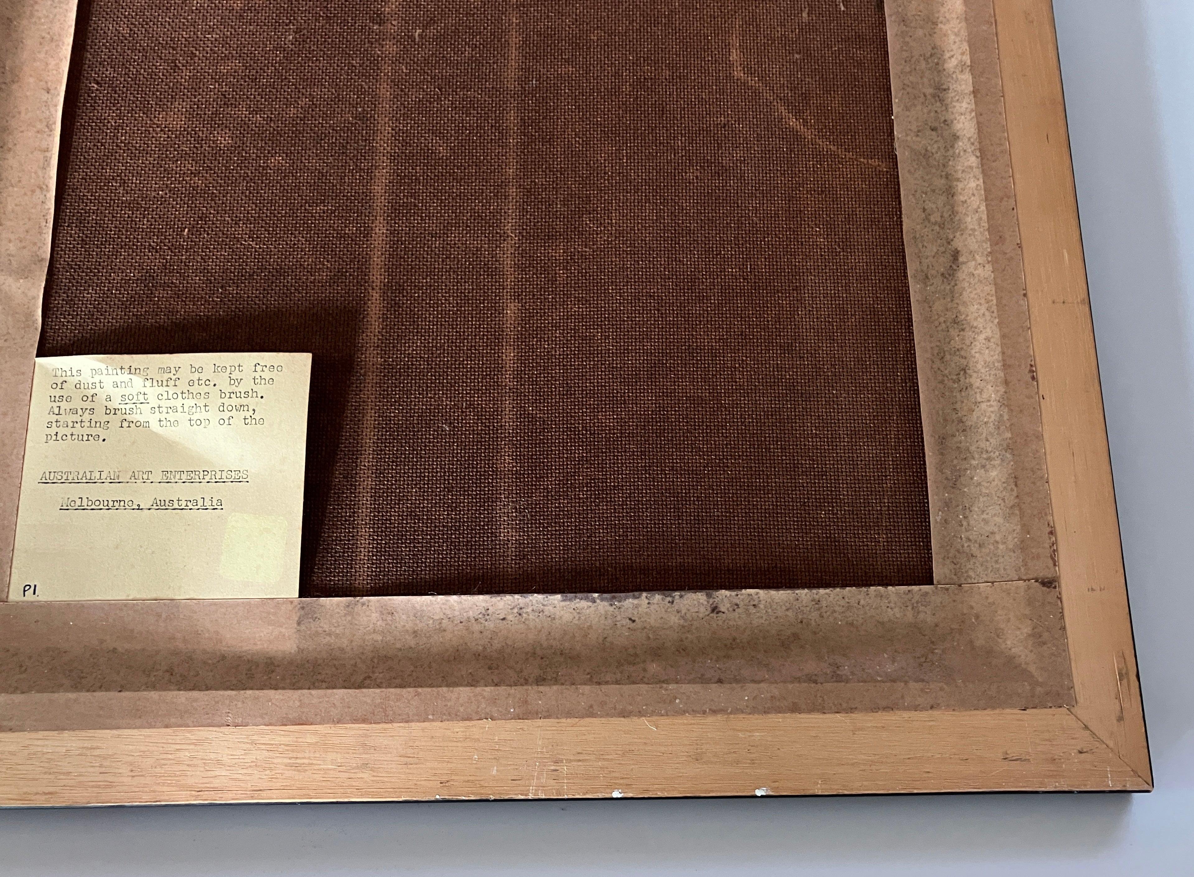 Vintage Velvet Painting Nude Hawaiian Lady Portrait Signed Martinus 60s