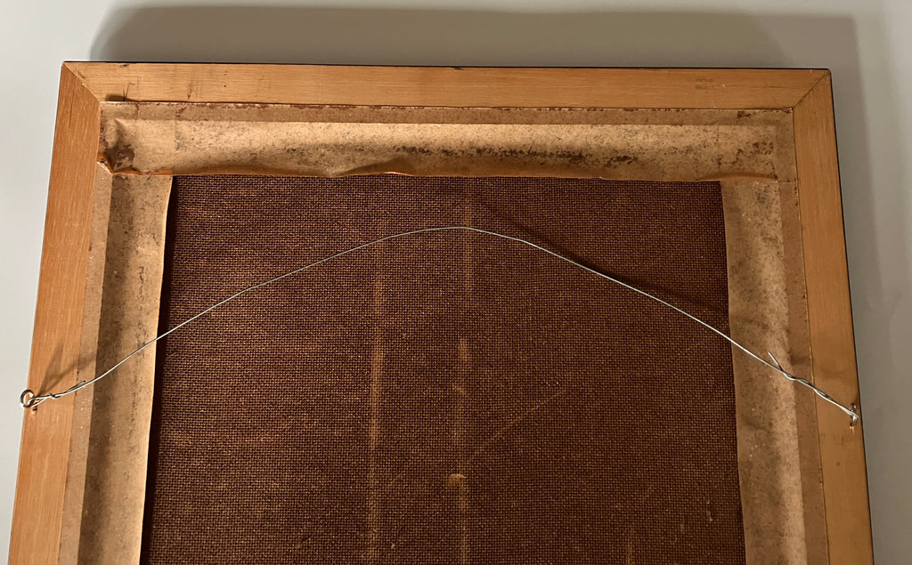 Vintage Velvet Painting Nude Hawaiian Lady Portrait Signed Martinus 60s