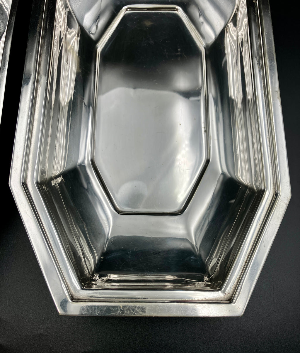 Vintage Silver Plated Crusader EPNS Serving Dish – Art Deco Style Meat Dish