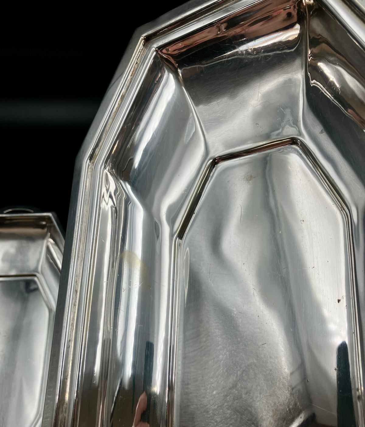 Vintage Silver Plated Crusader EPNS Serving Dish – Art Deco Style Meat Dish
